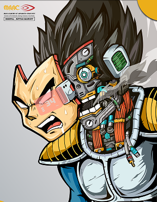 Visual Arts concept art by MAAC Bhopal student