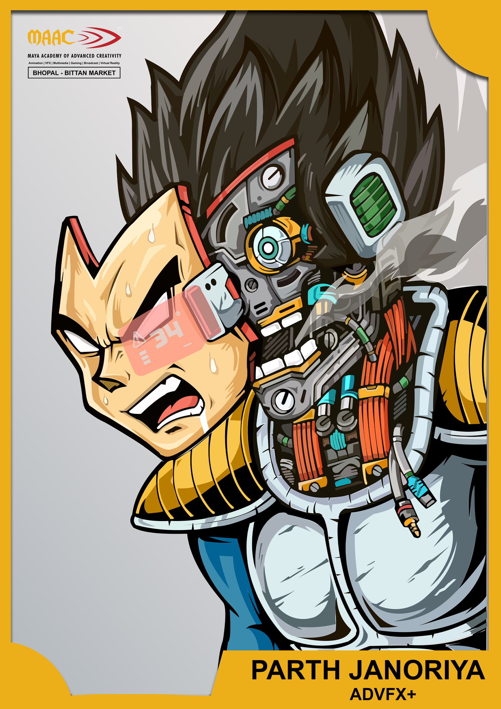 VFX motion tracking project by MAAC Bhopal student